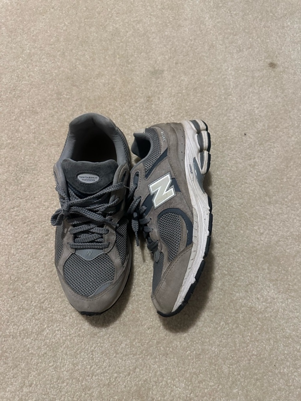 New Balance Gray Athletic Running Shoes